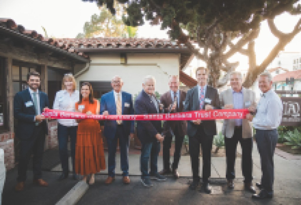 Santa Barbara Trust Company Celebrates Its Opening with a Ribbon Cutting Ceremony