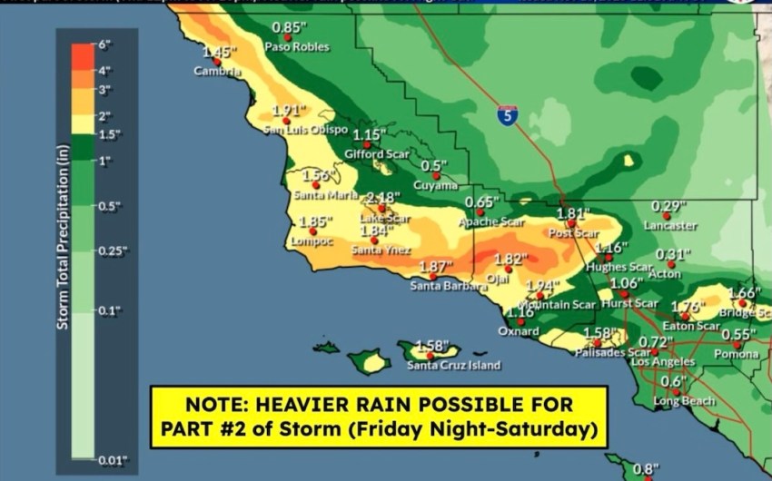 Severe Flood Watch Issued for Santa Barbara County as Major Storm Approaches 