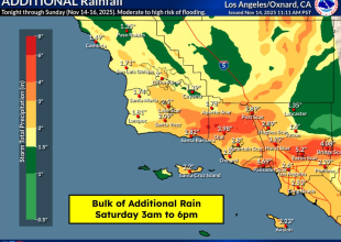 First Wave of Storm Causes Localized Flooding, Road Hazards in Santa Barbara County