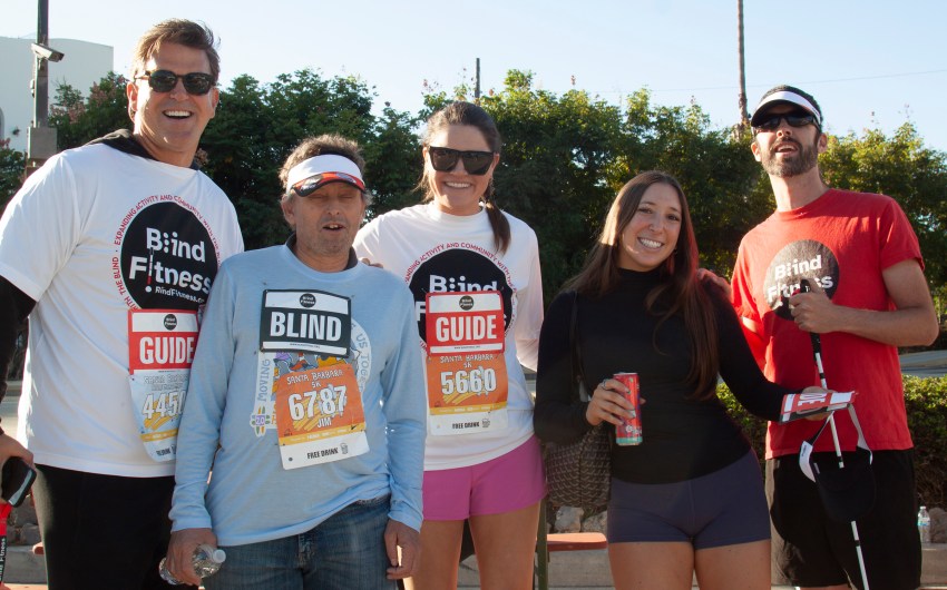 Blind Fitness Brings More than a Dozen Low-Vision and Blind Athletes to Santa Barbara Half-Marathon