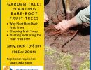 Online Garden Workshop: Bare-root Fruit Trees