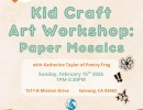 Kid Kraft Art Workshop – Animal Portrait Paper Mos