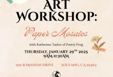 Adult Art Workshop – Animal Portrait Paper Mosaics