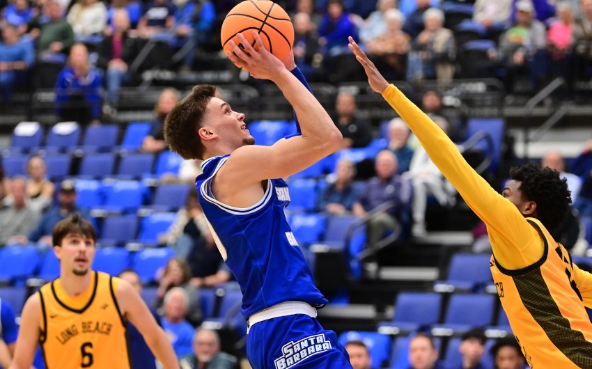 Gauchos Grind Out 84-77 Overtime Victory Over Long Beach State in Big West Conference Opener