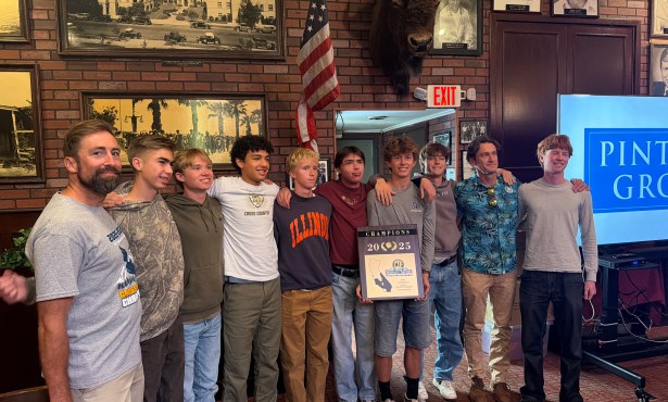 SBART Press Luncheon: Dos Pueblos Cross Country Bring Celebrates CIF-SS Division 2 Championship