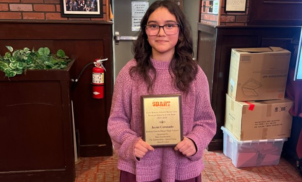 SBART Press Luncheon: Jaymi Coronado Honored as Bishop Diego Scholar Athlete of the Year