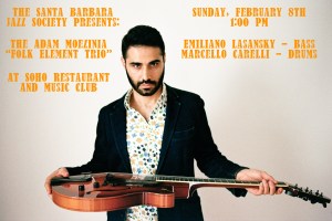 The Adam Moezinia "Folk Element Trio" at SOhO
