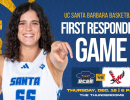UC Santa Barbara Basketball to Host First Responder Community Celebration at Upcoming Home Games