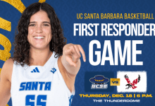 UC Santa Barbara Basketball to Host First Responder Community Celebration at Upcoming Home Games