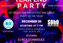 Line Dance Night with DJ Rick – YEAR END PARTY!