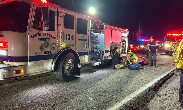 Woman Rescued After Car Plunges Off Highway 154