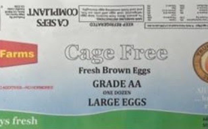 CDPH Warns Consumers Not to Eat Recalled Vega Farms, Inc. In-shell Eggs