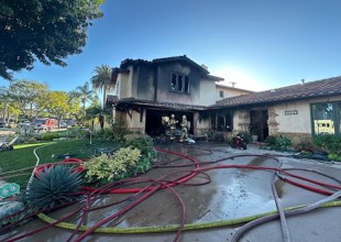 Firefighters Knock Down Residential Fire in Eastern Goleta Valley