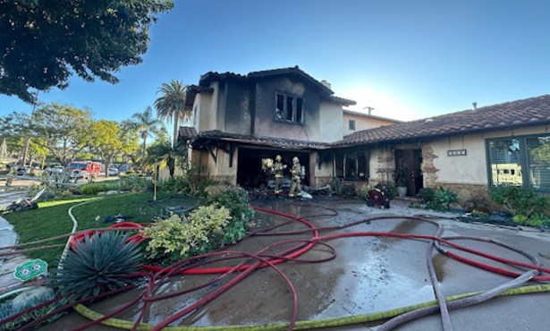 Firefighters Knock Down Residential Fire in Eastern Goleta Valley