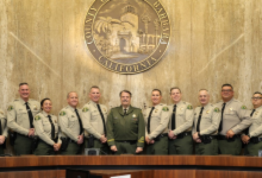 Santa Barbara County Sheriff’s Office Welcomes New Employees and Recognizes Promotions, Including New Executive Leadership Appointments