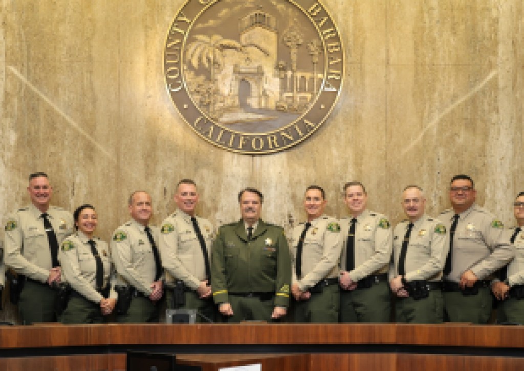  Santa Barbara County Sheriff’s Office Welcomes New Employees and Recognizes Promotions, Including New Executive Leadership Appointments