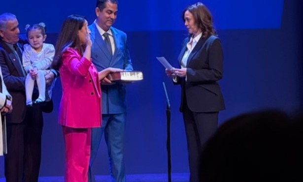 Monique Limón Sworn In as California Senate Leader by Kamala Harris in Santa Barbara Ceremony