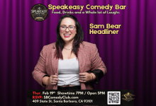 Sam Bear Santa Barbara Comedy Show