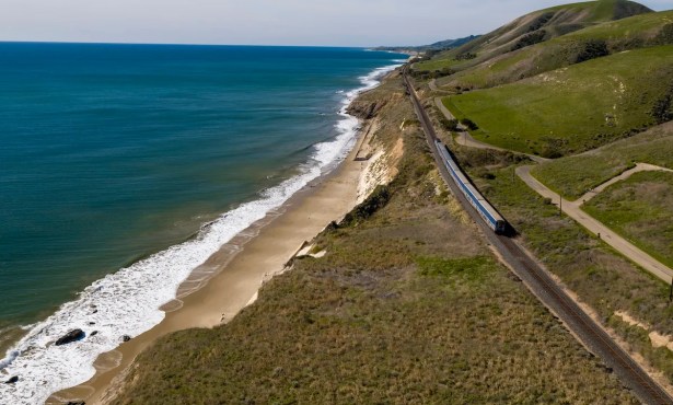 Trains Rolling Again Through Gaviota After Weeklong Washout Closure