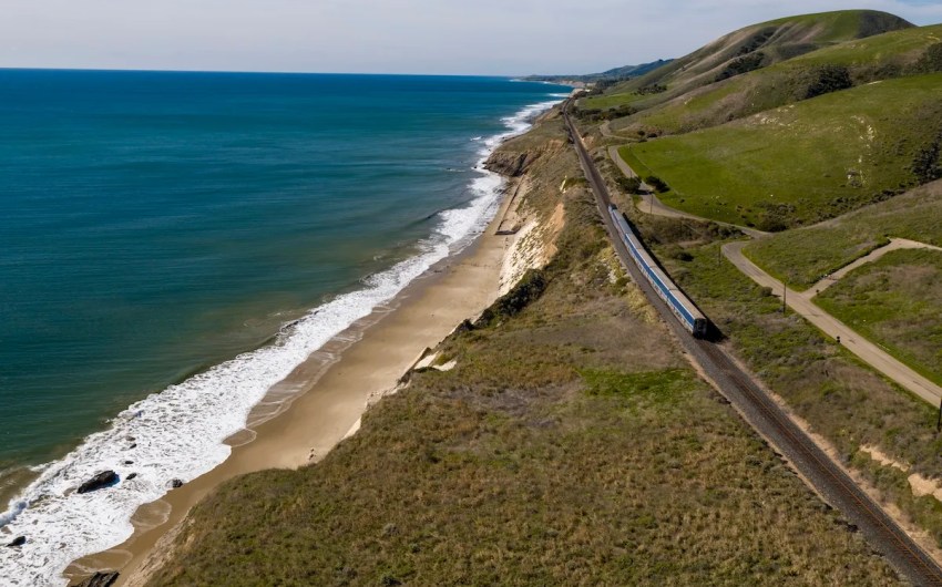 Trains Rolling Again Through Gaviota After Weeklong Washout Closure
