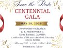 Notre Dame School Centennial Gala