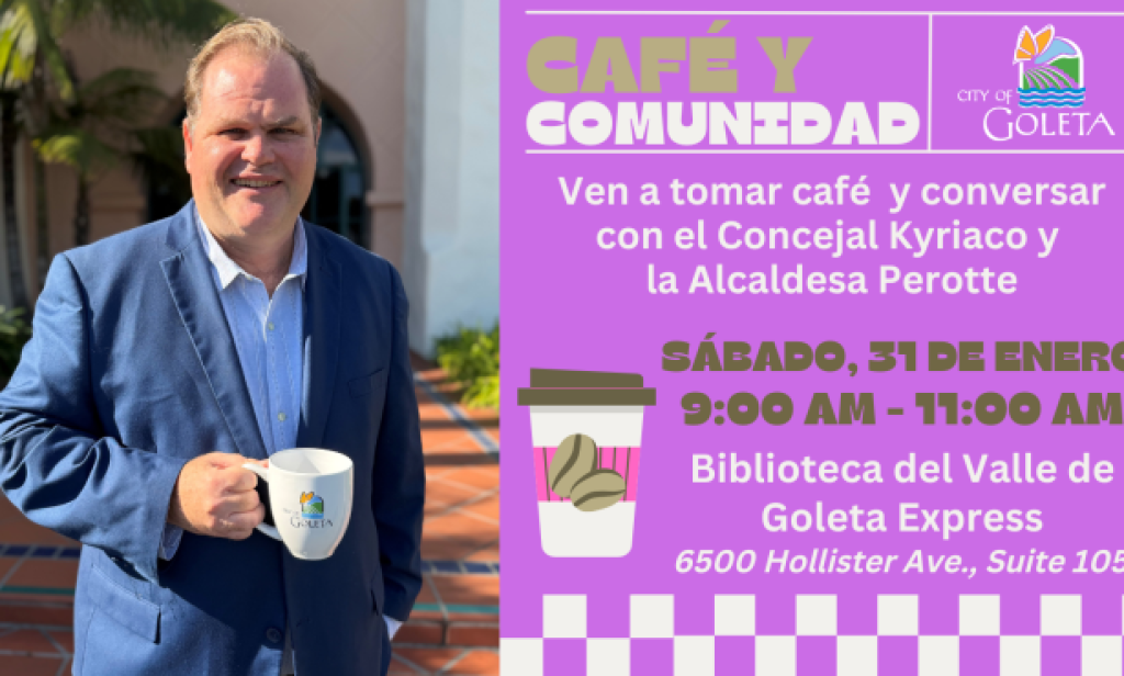 Primer Café y Comunidad de Goleta de 2026 es el 31 de enero