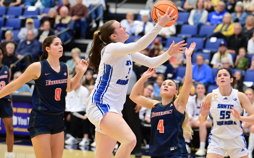 Cal State Fullerton Snaps Gauchos’ Nine-Game Winning Streak With 62-61 Victory