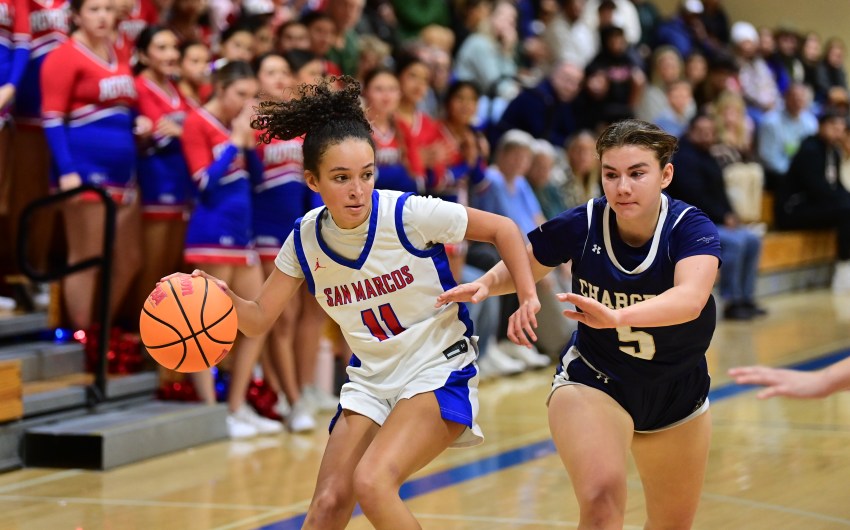 San Marcos High Girls’ Basketball Hangs On For 55-53 Rivalry Win Over Dos Pueblos