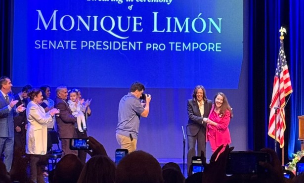 Monique Limón Sworn In as California Senate Leader by Kamala Harris in Santa Barbara Ceremony