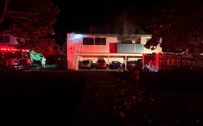 Goleta Apartment Fire Displaces Resident and Dog in Early-Morning Blaze