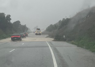 Flash Flood Warning Issued for Parts of Santa Barbara County as 101 Closes for ‘Unknown Duration’