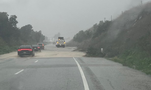 Flash Flood Warning Issued for Parts of Santa Barbara County as 101 Closes for ‘Unknown Duration’