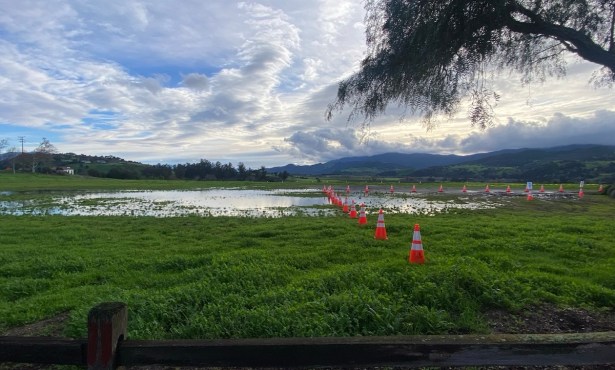 Wet Conditions Force Cancellation of Solvang’s Annual Christmas Tree Burn