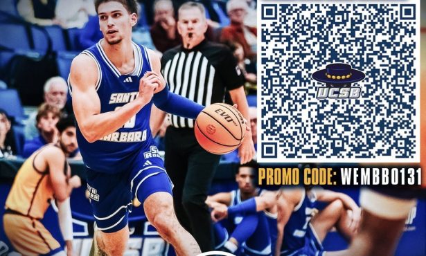 UCSB Men’s Basketball Matchup Against Cal State Fullerton Includes Free Tickets for Santa Barbara K-12 Students and Families