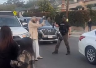 ICE Officer Pepper-Sprays Community Observers in Eastside Santa Barbara