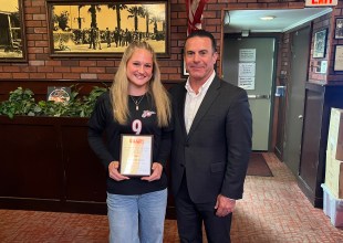 SBART Press Luncheon: Vivian  Hoskins Receives Carpinteria High Scholar Athlete of the Year Award