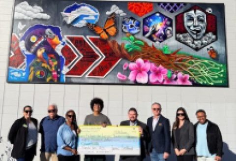 Future for Lompoc Youth Celebrates $80,000 Donation with Check Presentation from CoastHills Credit Union for 2025 Rancho Vino Fundraiser