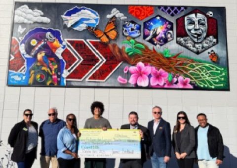 Future for Lompoc Youth Celebrates $80,000 Donation with Check Presentation from CoastHills Credit Union for 2025 Rancho Vino Fundraiser