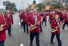 La Cumbre Junior High Band Director Marches in Rose Parade
