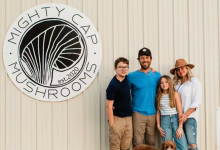 Know Thy Farmer Lunch with Mighty Cap Mushroom