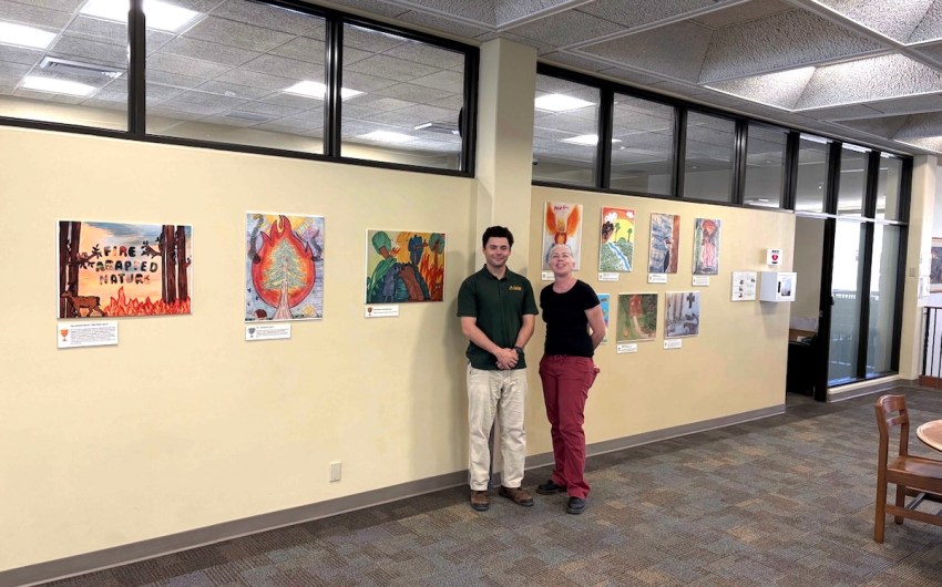 Rethinking Wildfire Through Youth Art at Santa Barbara Central Library 