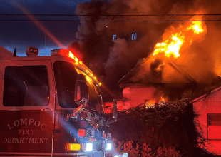Boarded-Up House Burns in Early-Morning Lompoc Fire