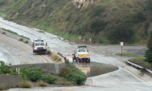 Flash Flood Warning Issued for Parts of Santa Barbara County as 101 Closes for ‘Unknown Duration’