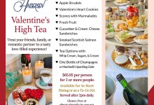 High Tea for Valentine’s Day at Andersen’s! ❤️