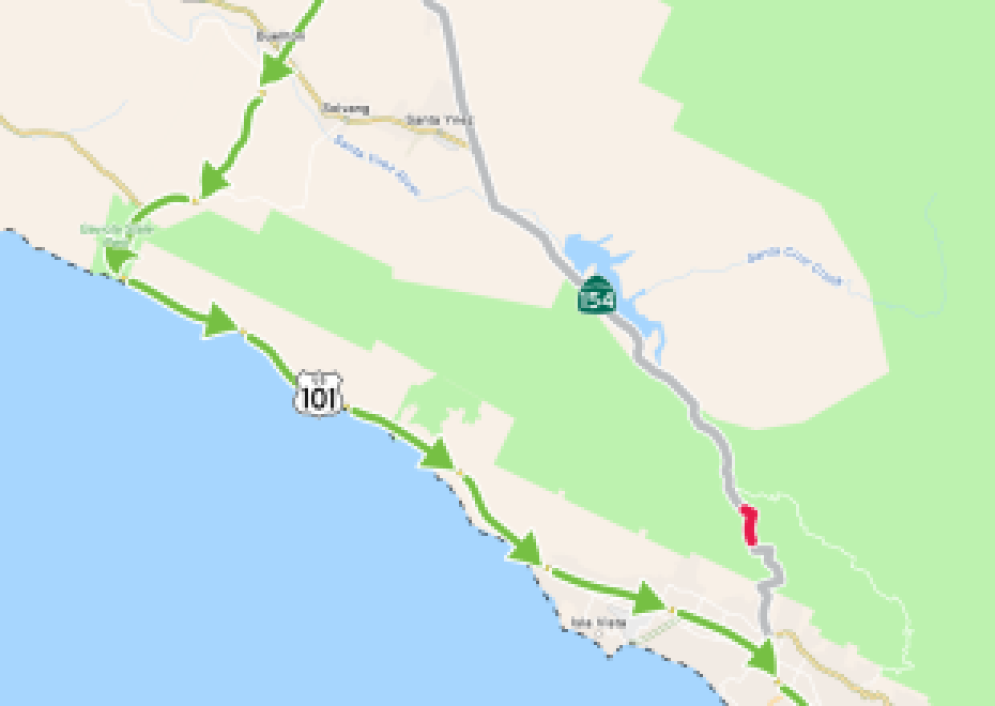 State Route 154 Set for Intermittent Closures for Emergency Maintenance Efforts