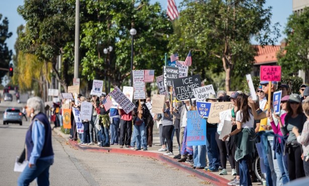 Thousands Show up in Santa Barbara to Protest ICE, Trump Administration 