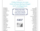 Poetry Reading Celebrating the Publication of SALT