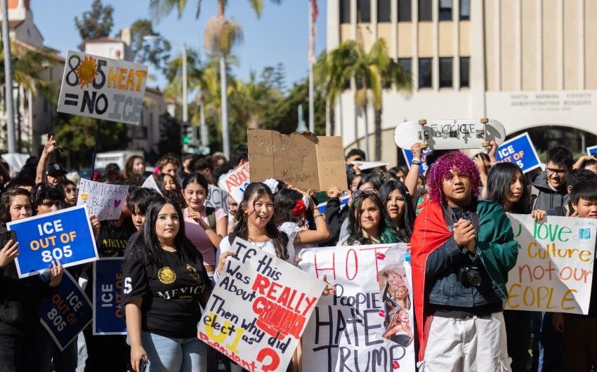 A Day of Action Against ICE in Santa Barbara