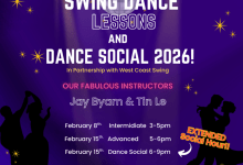 Swing Dance Lessons and Dance Social 2026!