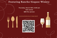 Rancho Sisquoc Wine Dinner @ Glen Annie Golf Club